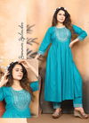 Fashion Begins Janwi Printed Kurti With Bottom Catalog
